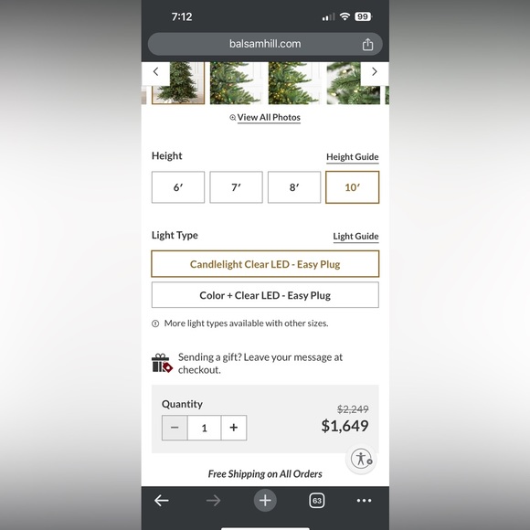 10’ Christmas Tree I was gifted this last year. I can’t fit it in my home. - Picture 6 of 6